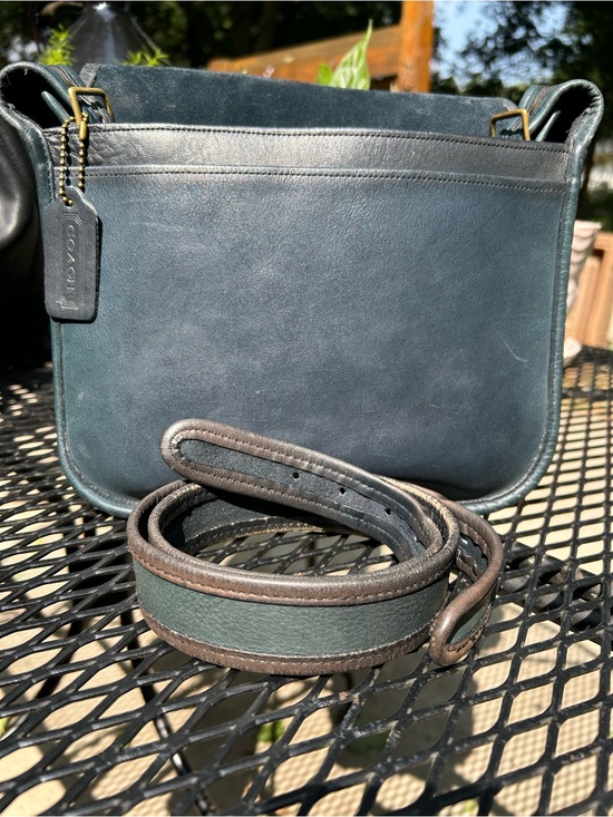 Coach Handbags - Coach Vintage Blue Classic Shoulder Bag